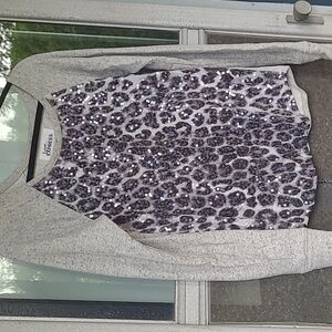 Love express size medium leopard sweater